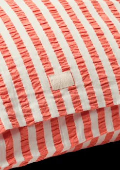 JUNA Bæk&Bølge Lines Putetrekk 63x60 cm chili/bjørk DK