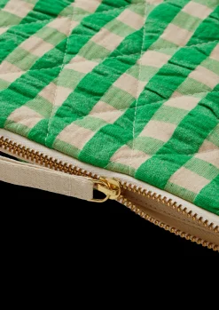 JUNA Bæk&Bølge Olivia laptop-sleeve grønn/sand – Rosendahl.com