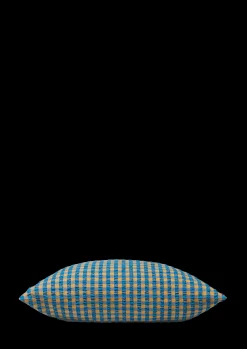 JUNA Bæk&Bølge Putetrekk 60x50 cm blå/oker SE