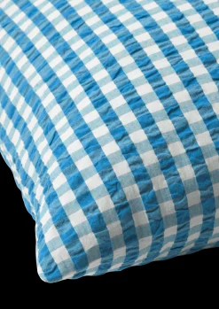 JUNA Bæk&Bølge Putetrekk 63x60 cm blå/bjørk DK