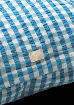 JUNA Bæk&Bølge Putetrekk 63x60 cm blå/bjørk DK