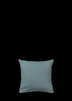 JUNA Bæk&Bølge Putetrekk 63x60 cm blå/oker DK