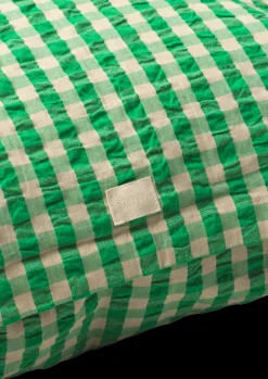 JUNA Bæk&Bølge Putetrekk 63x60 cm grønn/sand DK