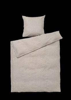 JUNA Bæk&Bølge Sengetøy 140x200 cm grå/bjørk NO