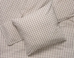 JUNA Bæk&Bølge Sengetøy 150x210 cm grå/bjørk SE