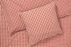 JUNA Bæk&Bølge Sengetøy 200x220 cm rød/gul DK