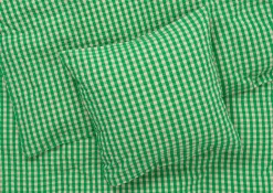 JUNA Bæk&Bølge Sengetøy 140x200 cm grønn/sand DK