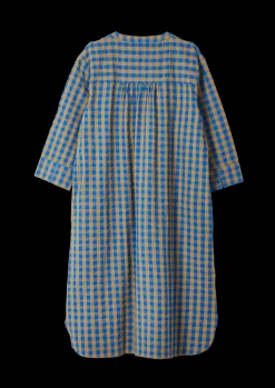 JUNA Bæk&Bølge Sonja dress S/M blå/oker