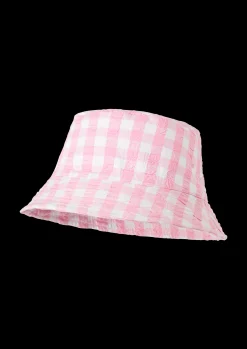 JUNA Bæk&Bølge Summer hat one size pink/hvit