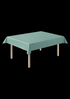 JUNA Brick Damaskduk 150x220 cm turkis