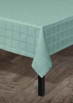 JUNA Brick Damaskduk 150x220 cm turkis