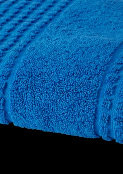 JUNA Check Håndkle 50x100 cm blå