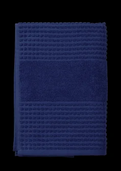 JUNA Check Håndkle 70x140 cm marineblå