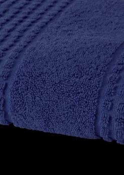 JUNA Check Håndkle 70x140 cm marineblå