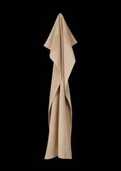 JUNA Check Håndkle 70x140 cm sand