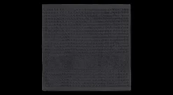 JUNA Check Vaskeklut 30x30 cm mørk grå