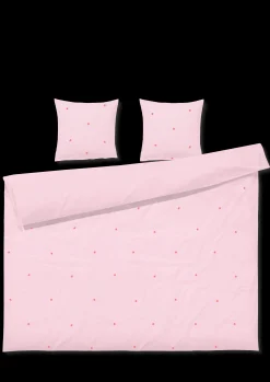 JUNA Daisy Sengetøy 200x220 cm pink/rød DK