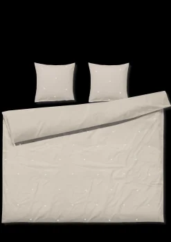 JUNA Daisy Sengetøy 200x220 cm sand/hvit DK