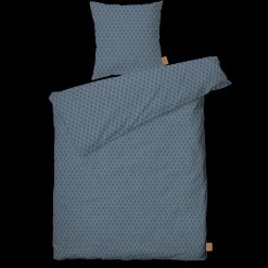 JUNA Diamant Sengetøy 150x210 cm støvet blå SE