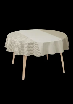 JUNA Lines Duk runde Ø160 cm clay