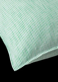 JUNA Monochrome Lines Putetrekk 70x50 cm grønn/hvit NO