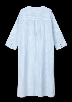 JUNA Monochrome Lines Sonja dress XS lys blå/hvit