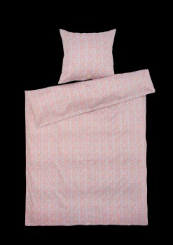 JUNA Pleasantly Sengetøy 140x220 cm lys blå/rose NO