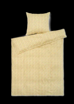 JUNA Pleasantly Sengetøy 140x200 cm gul NO