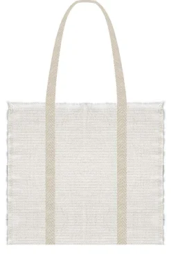 JUNA Reflection Strandveske 50x50 cm hvit