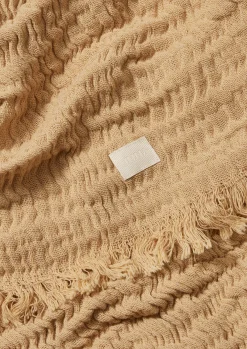 JUNA Reloved Sengeteppe 190x240 cm sand - Kjøp her
