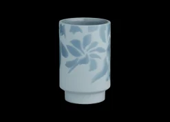 Kabell Vase H12.5 støvet blå (18133)