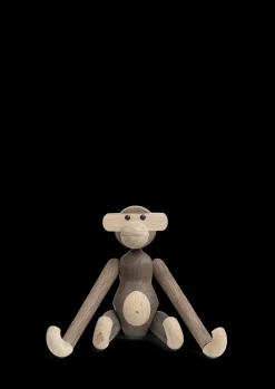 Kay Bojesen Ape liten eik/røkt eik