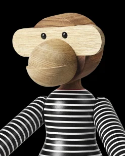 Kay Bojesen Ape x Nørgaard paa Strøget stor sort/hvit