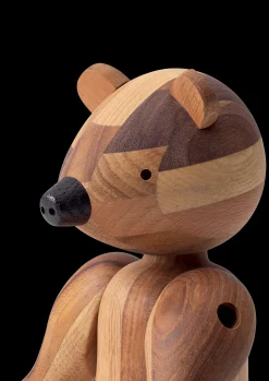 Kay Bojesen Bjørn Reworked Anniversary medium mixed wood