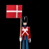 Kay Bojesen Fanebærer mini rød/blå/hvit
