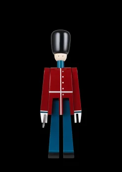 Kay Bojesen Officer with sword liten rød/blå/hvit