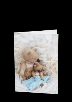 Kay Bojesen Postcard Baptism, blue A6 lys blå 1 stk.