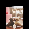 Kay Bojesen Postcard Lovebirds A6 eik/røkt eik 1 stk.