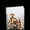 Kay Bojesen Postcard Monkeys, 3 different A6 mixed wood