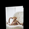 Kay Bojesen Postcard Monkeys, 4 sizes A6 teak/limba 1 stk.