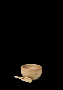 Kay Bojesen Saltkar med skje Ø7 cm eik