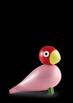 Kay Bojesen Sangfugl Ruth rosa/rød