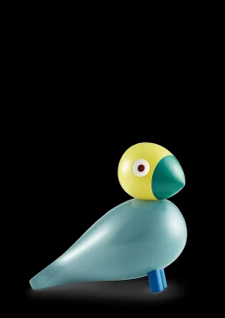 Kay Bojesen Sangfugl Sunshine turkis/gul