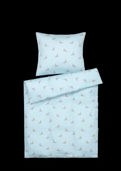 Kay Bojesen Sengetøy Sangfugl baby 80x100cm NO blå