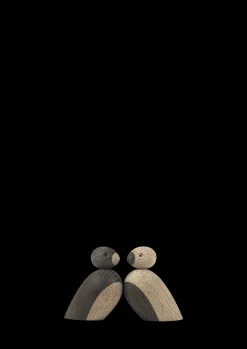 Kay Bojesen Spurvepar eik/røkt eik