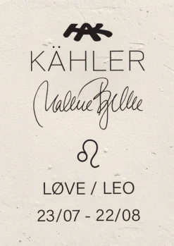 Kähler Astro Leo H30 hvit