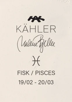 Kähler Astro Pisces H13 hvit