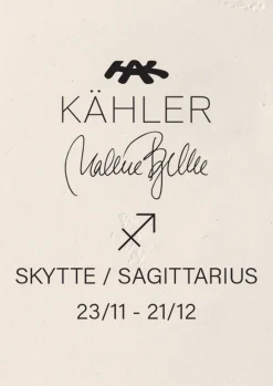 Kähler Astro Sagittarius H17 hvit