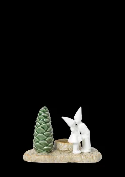 Kähler Christmas Tales Christmas Kiss H11.5 hvit