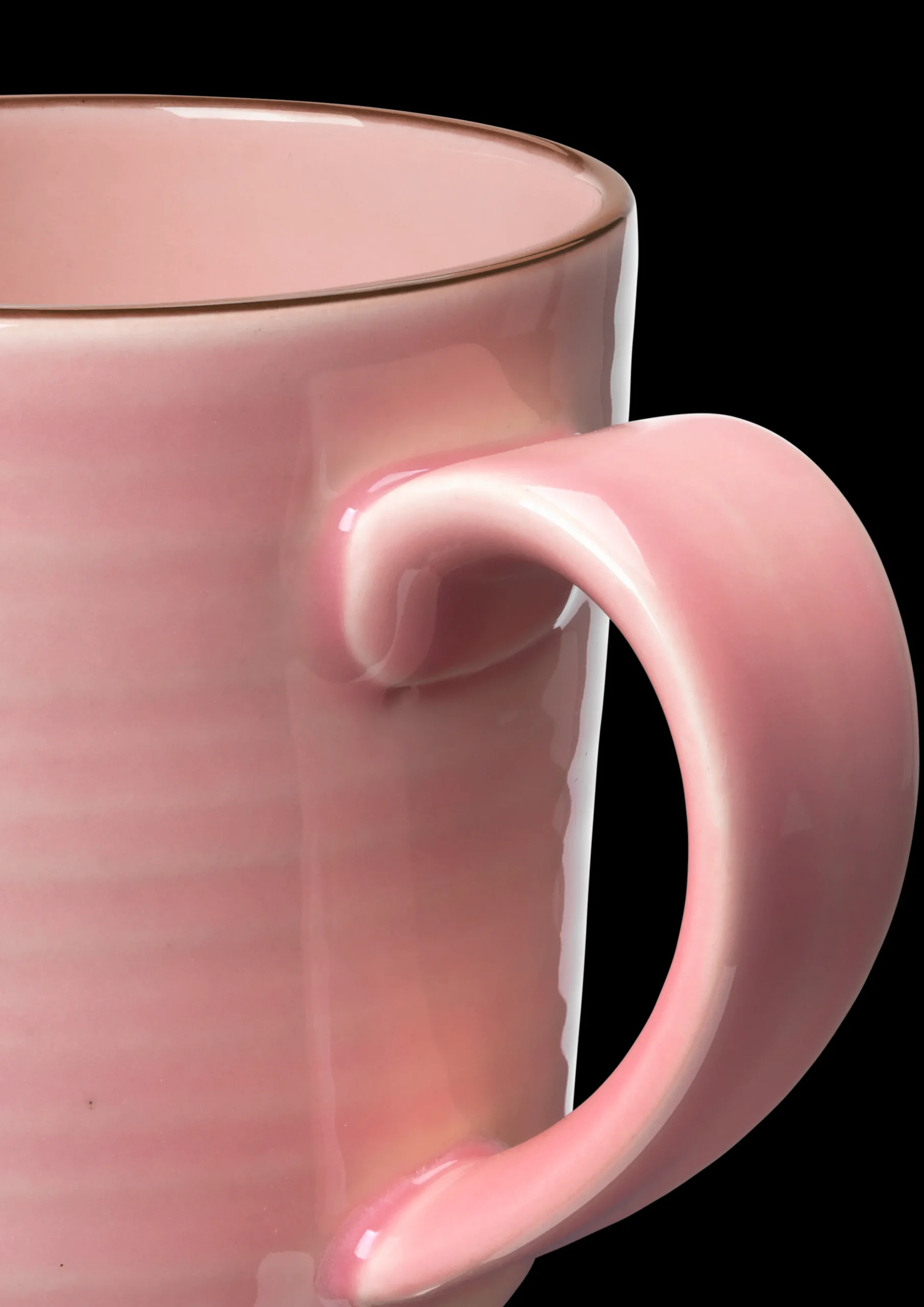 Kähler Colore Kopp med hank 33 cl apple rose